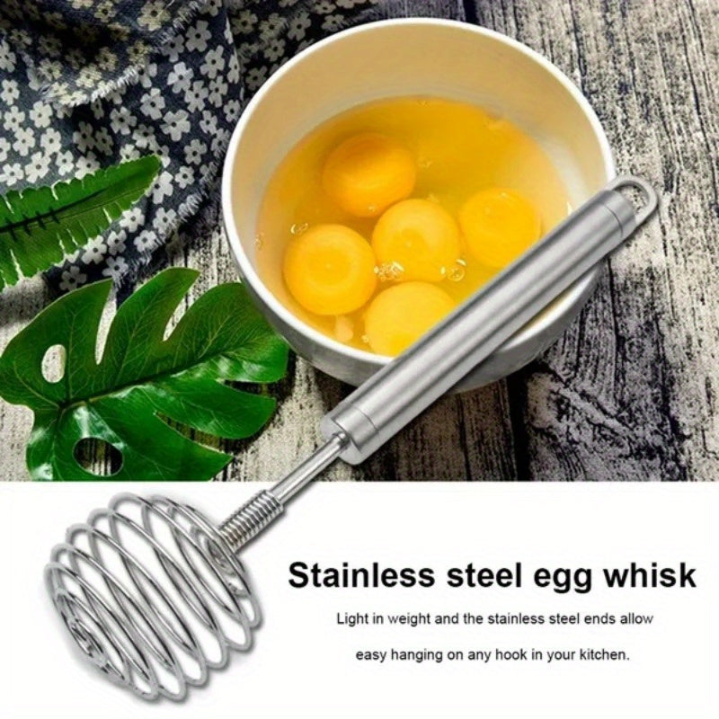 Manual Egg Beater Stainless Steel Ball Spring Whisk | Hand-held | Stainless Steel | Manual | Kitchen Baking Tools | | | Easy to use