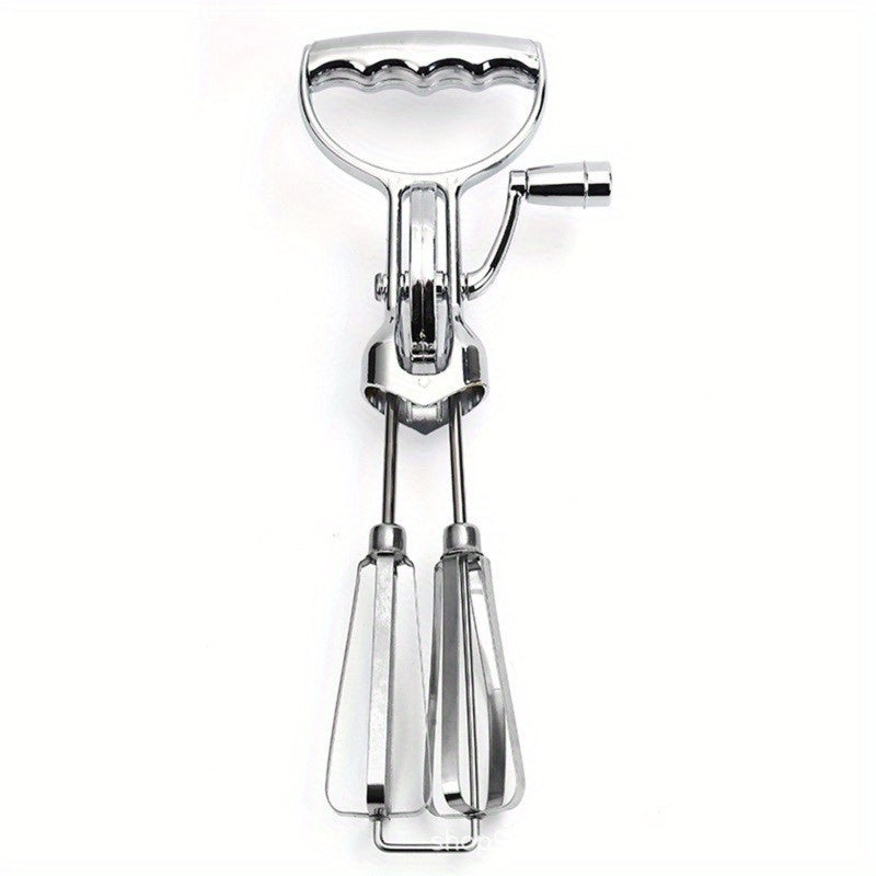 Kitchen Hand Crank Egg Beaters Stainless Steel Rotary Hand Whip Whisk for Gastronome Dessert Shop Use