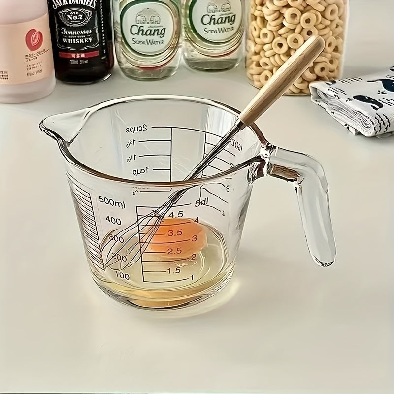 1pc\u002F2pcs Whisk With Solid Wood Handle, Kitchen Mini Stainless Steel Egg Beater, Stainless Steel Egg Beater Milk Whipper Wire Whisk For Blending, Whisking, Beating, Stirring Kitchen Essentials, Easy To Clean, Space-Saving Kitchen Gadget And Accessory