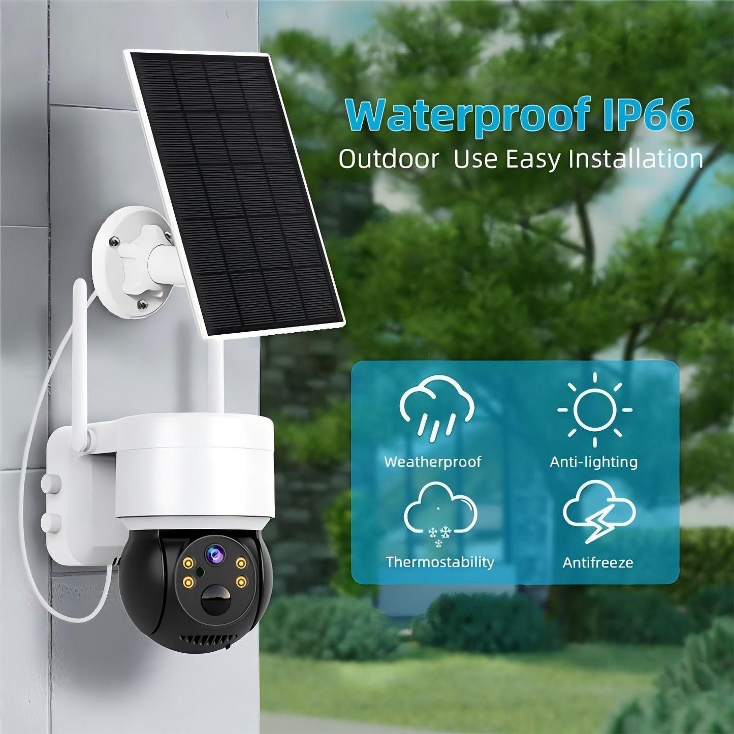 TQ2 Full HD 1080P WiFi Solar Battery PTZ